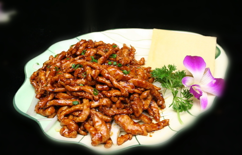 京醬肉絲英文
