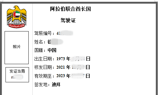 青島駕照翻譯